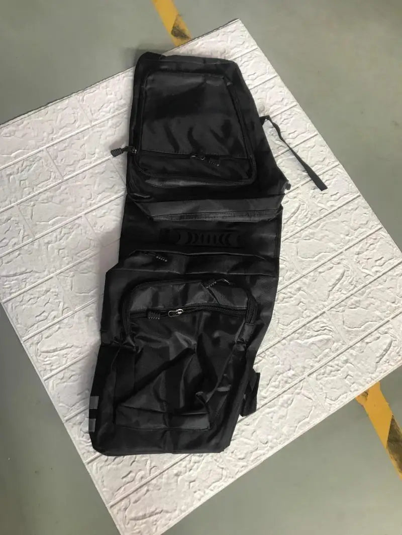 25L Canvas Carrier Bag Rear Rack Trunk Bike Luggage Back Seat